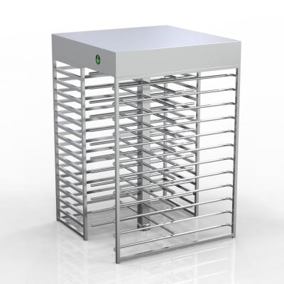 China IP54 Full Length Turnstile , RS232 Interface Dual Lane Turnstile Entry Systems for sale