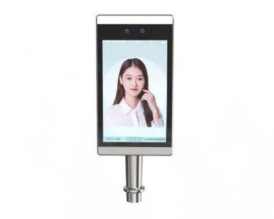 China 1280*800 Resolution face recognition device Floor Stand Data Security RAM 2G ROM 16G à venda