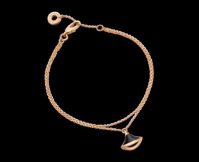 China  DIVAS’ DREAM bracelet in 18 kt pink gold with onyx Ref. BR857214 for sale