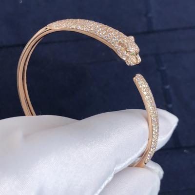 China Car Tier PanthèRe De Car Tier Bracelet Fashion Luxury Bracelet Highend Custom 18k Gold Jewelry Natural Diamond en venta