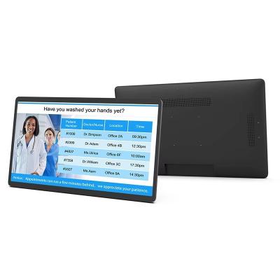 China wall mounted 24inch android 12 tablet computer pc POE NFC LCD Touch screen Commercial Display Digital signage advertising video player for sale