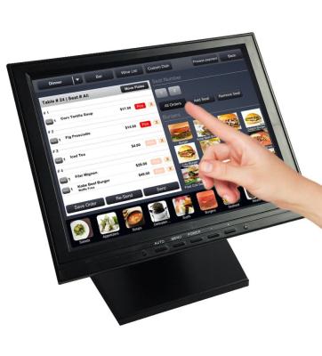 China 1024x768 touch screen desktop monitor / 15 inch touch screen monitor 350cd/m2 for sale