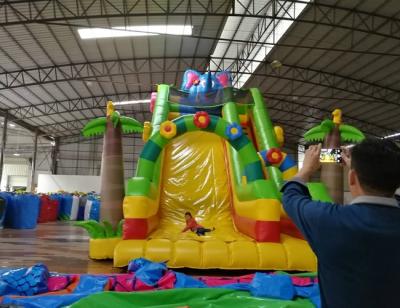 China cheap infatable slide with slide/commercial inflatable slide for sale for sale