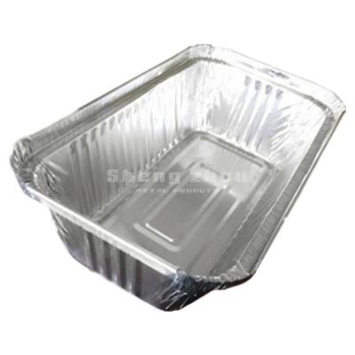 China Roasting Pans for Ovens (800 ML), Aluminum Disposable Pans, Aluminum Pans for Toaster Oven, Chafing Pans Disposable for sale