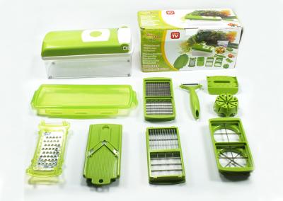 China ABS + Stainless steel blade 201 nicer dicer plus Kitchen Nicer Dicer cut vegetable for sale