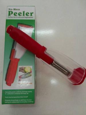 China Multi Veggie Peel No-Mess Peeler Kitchen Nicer Dicer Double side blades for sale