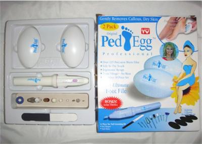 China Ped Egg Pedi Mate Automatic Callus Remover 18 Piece Grooming Kit ABS for sale