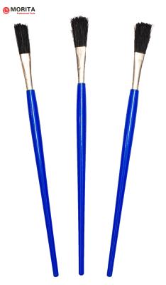 China Flux Brush Plastic Handle Set Bristle + Plastic Black Or Blue Length 195mm Applying Flux Or Glue On To Joint And Threads for sale