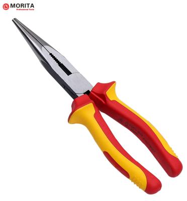China High Hardness Insulated Snipe Nose Pliers VDE 6