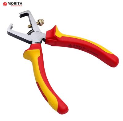 China MRT-1405 Insulated Wire Stripping Pliers VDE 170mm for sale