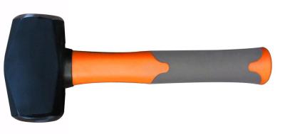 China Carbon Steel Club Hammer With Fiberglass Handle for sale