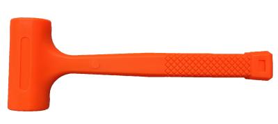中国 Orange Dead Blow Hammer Shaped In One Injection Non Sparking Non Rebounding Non-Marring Steel Balls Is Inside 販売のため