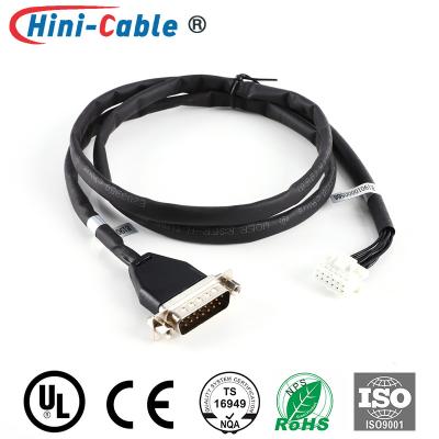 China D-SUB 15 Pin To PH2.0 2x6 Pin Computer Monitor Cables à venda