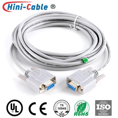 China Female To Female D-SUB 9Pin Computer Monitor Cables for sale