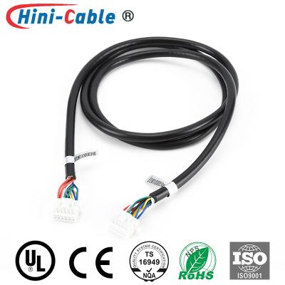 China Shielded JST 2.5mm 2x6Pin 1300mm Electrical Cable Harness for sale