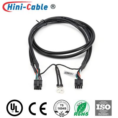 China Molex 3.0mm Female To Female 2x4Pin Electrical Wire Harness for sale