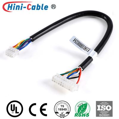 China Black PVC Jacket Multi Core 200mm Wire Harness Cable Assembly for sale