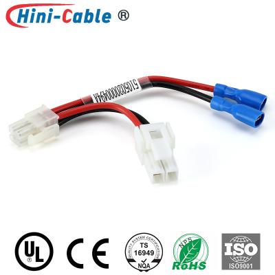China 4.2mm 2x2Pin To 6.2mm 2Pin 120mm Custom Power Cable for sale