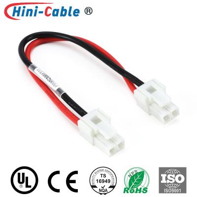 China 2.0mm 2Pin To 2.0mm 2Pin Terminal 12AWG Power Supply Wire for sale