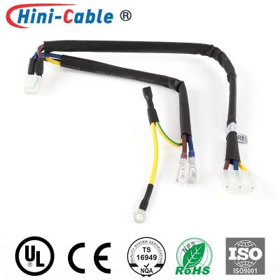 China 4.2mm 3Pin To Female Ring Terminal 18AWG Car Wire Harness for sale
