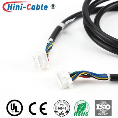 China Custom Length 1500mm 2x6Pin Electrical Wire Harness Female To Female for sale