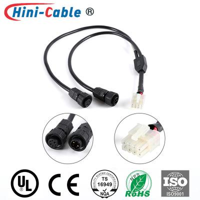 China IATF16949 6 cable hembra-varón impermeable 20AWG del Pin M12 en venta