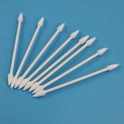 China 4.7mm Biodegradable Paper Stick Double Pointed Qtips Cotton Swab For Cleanroom for sale