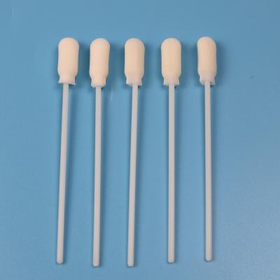China ABS Stick 10cm Large Round Foam Tip Disposable Sampling Swab Sterile for sale