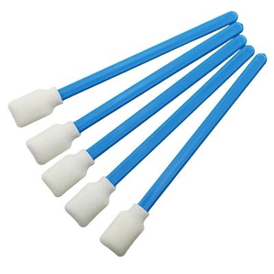 China PU Foam Mold Cleaning Swab With Black PP Handle 12pcs/Bag for sale