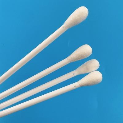 China 7.4 Inch Disposable Cotton Swab Medical With Big Head Hole On Handle Cleaning Sticks for sale