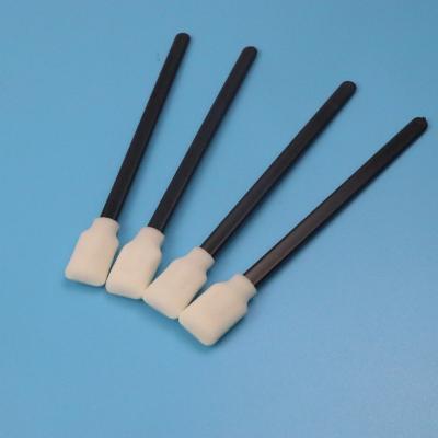 China 50pcs/Bag Lint Free Black PP Stick Cleanroom Rectangle Foam Swab For Mold Cleaning for sale