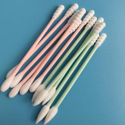 China 50pcs/Bag Eco-Friendly Paper Stick Cosmetic Cotton Swab Buds For Makeup Application for sale