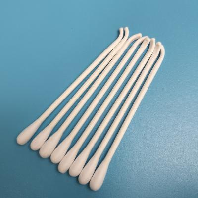 China Biodegradable Daily Use Paper Stick Qtips Ear Cleaning Cotton Swab With Hook Te koop