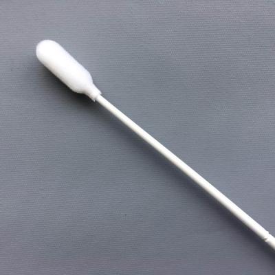 China Disposable Oral Foam Swabs , Medical Foam Swabs With White PP Stick for sale