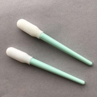 China Open Cell Foam Cleaning Swabs Green Stick 100 Pcs / Bag For Keyboard / Keypad for sale