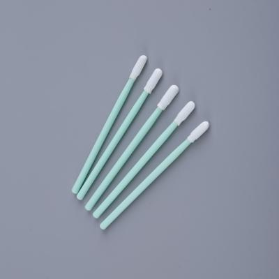 중국 실험실 겹켜 폴리에스테 면봉, 청정실 면 면봉 플라스틱 지팡이 판매용