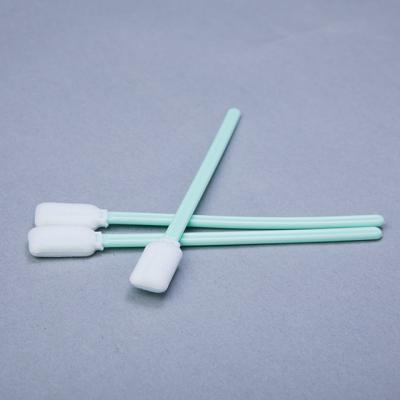 China Industrial Solvent Cleaning Swabs Thermally Bonded Foam Head Easy To Use for sale