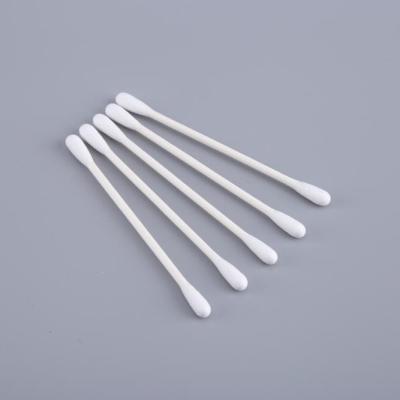 China Home Use Cotton Bud Swab Double Round Tip And Paper Stick No Pollution for sale