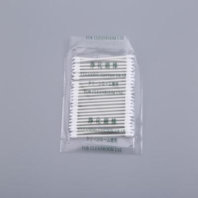 Chine Petit écouvillon de bourgeon de coton, tampons de coton de pièce propre pour l'électronique de nettoyage à vendre