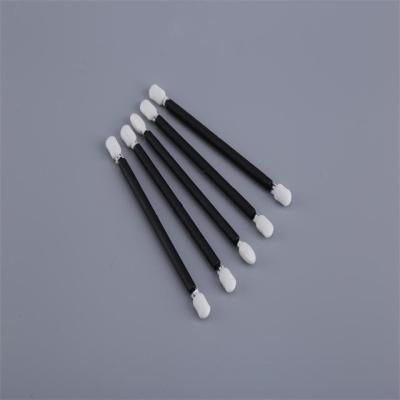 China Open Cell Clean Room Cotton Swabs Black PP Stick 100 Pcs / Bag SGS Approved for sale