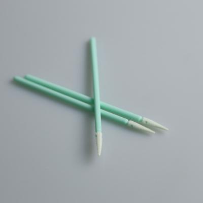 China Dust Free Cleanroom Cotton Bud Swab Pointed Tip Electronic Cleaning Swabs Foam for sale