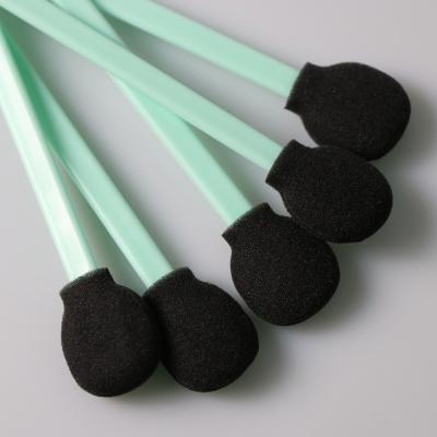 China SGS Certificated Cleanroom Swab With Black Big Round Head For Printer Cleaning for sale