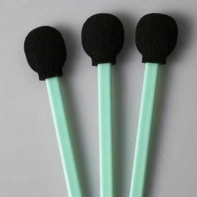 China Round Head TX708 125mm Black Head Industrial Cleaning Foam Swabs for sale