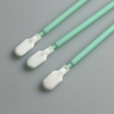 中国 dacronの産業クリーンルームほこりのないポリエステル綿棒のための円形の頭部の綿棒 販売のため