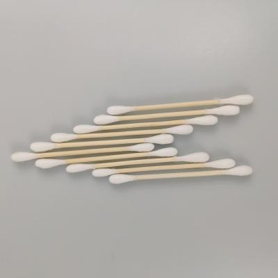 China Double Heads Biodegradable 75mm Bamboo Cotton Buds for sale