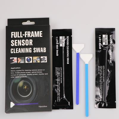China 2 Ply Microfiber Dust Free Tip Sensor Cleaning Swabs For CCD Camera for sale