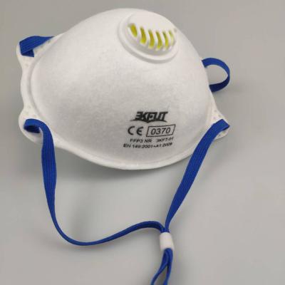 Chine Masque protecteur jetable non-tissé du tissu FFP3 NR avec la valve de respiration à vendre