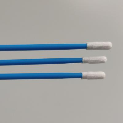 中国 TX743 Blue Handle Thermally Bonded Polyester Fiber Cleaning Swab Disposable 販売のため