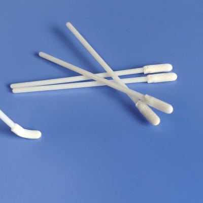 China 70mm Round Small Head Disposable Knitted Dacron Swabs for sale