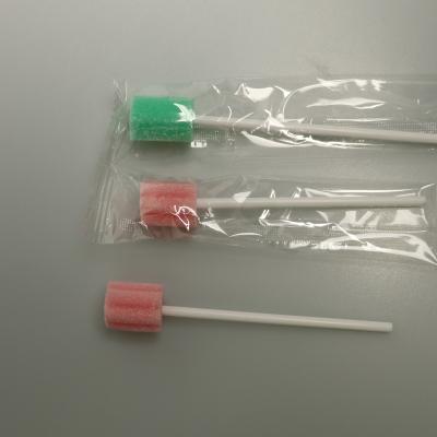 China Disposable Sterile Foam Tipped Oral Care Swab With PP Stick for sale